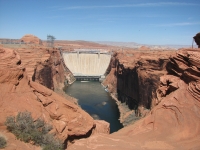 The infamous Glen Canyon Dam